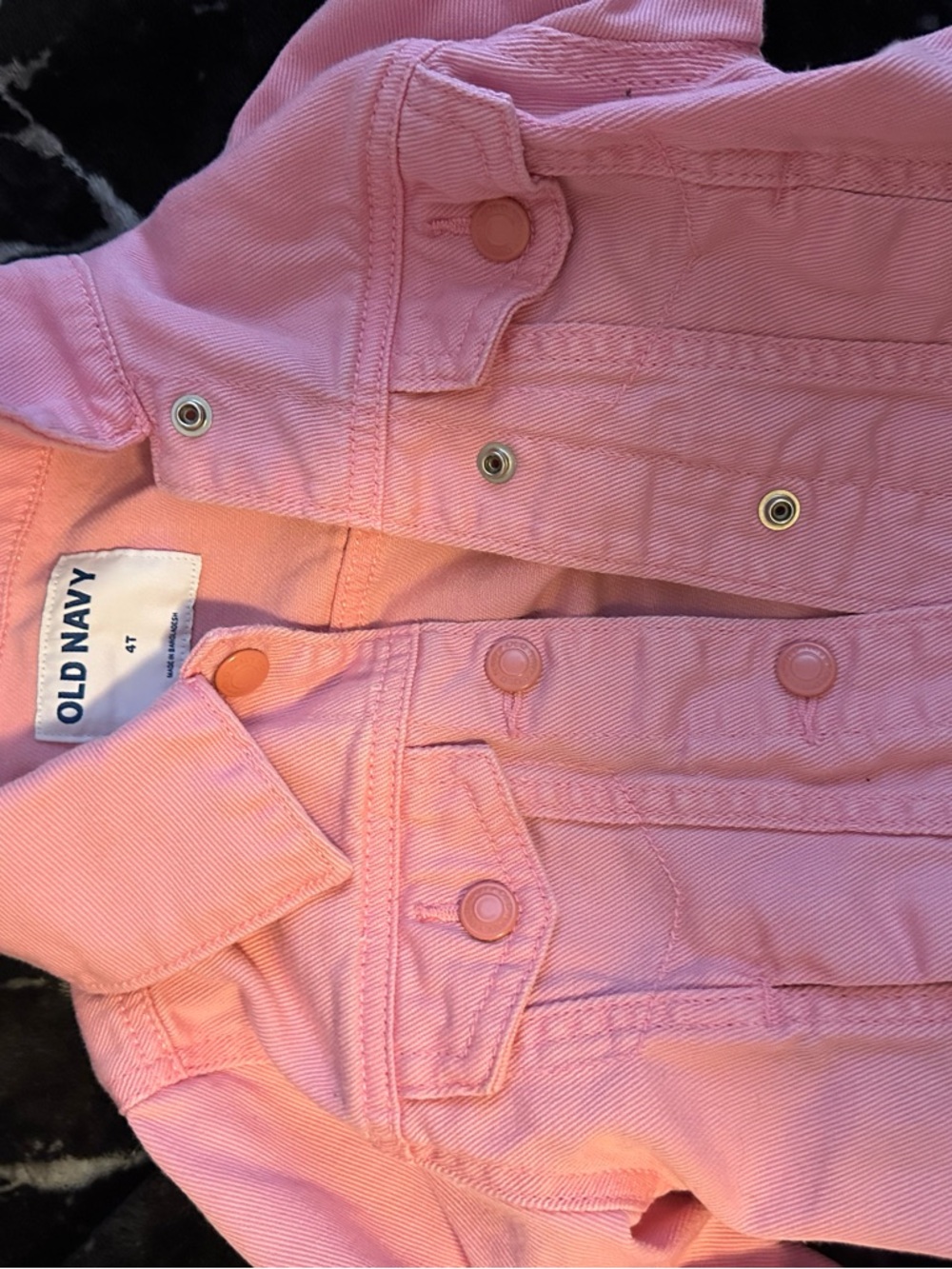 Old Navy Light Pink Kids' Jean Jacket
